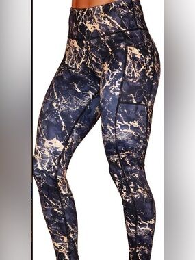 Constantly Varied Gear, “Marble” High-Waisted Leggings, Ankle length, size L